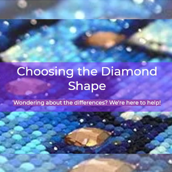 How To Choose Between Round And Square Drill  Diamond art, Diamond paint, Diamond  art patterns free