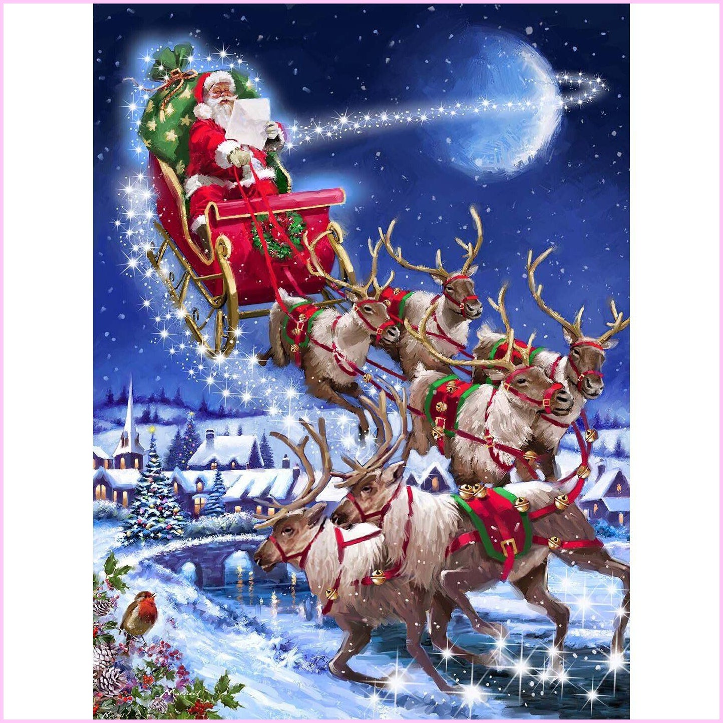 Diamond Dotz Merry Christmas Tree Card Diamond Painting