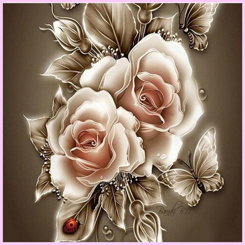 Garden of Flowers Diamond Painting Kit – Heartful Diamonds