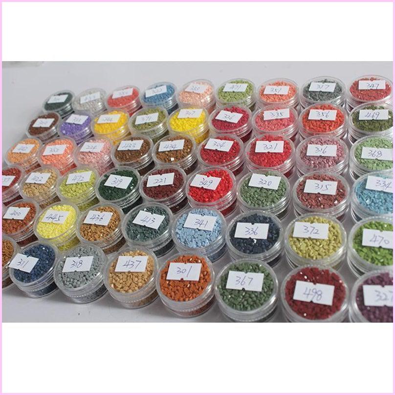  60 Colors Crystal Beads Diamond Painting Kits with