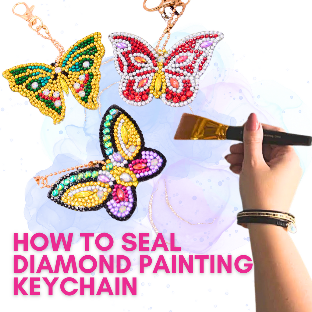 How to Seal Diamond Painting Keychain