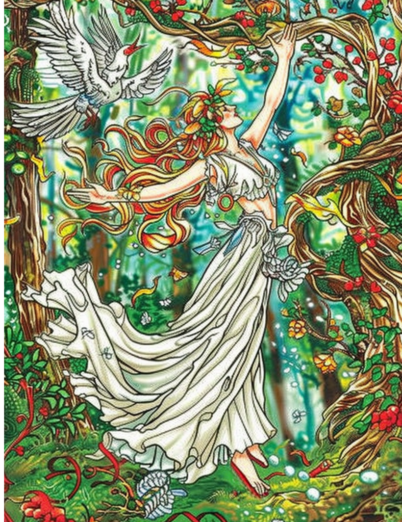 Dancing Angel Diamond Painting Kit-30x40cm (12x16 in)-Heartful Diamonds