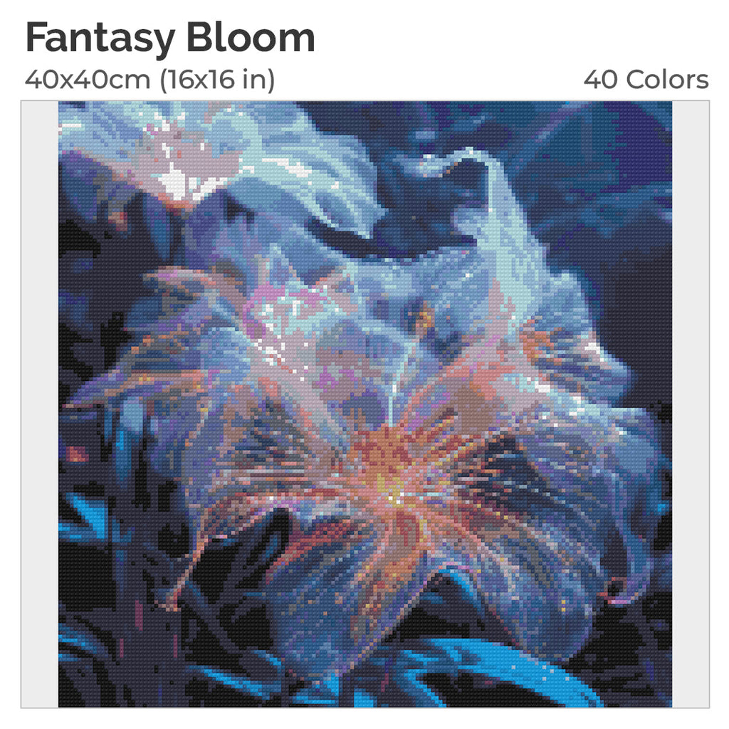 Fantasy Bloom Diamond Painting Kit-30x30cm (12x12 in)-Heartful Diamonds