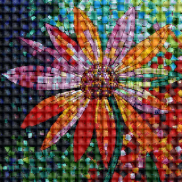 Colorful Flower - Diamond Art – All Diamond Painting Art
