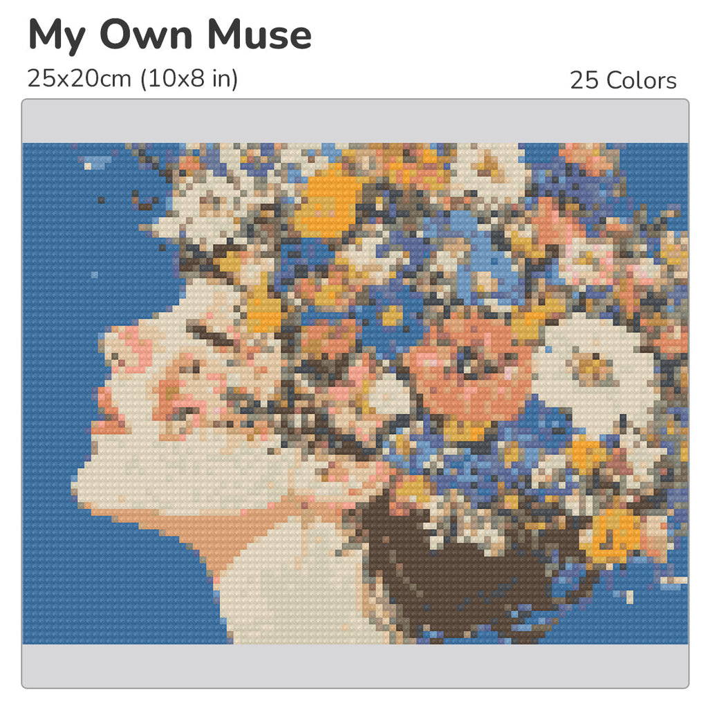 My Own Muse Diamond Painting Kit-25x20cm (10x8 in)-Heartful Diamonds