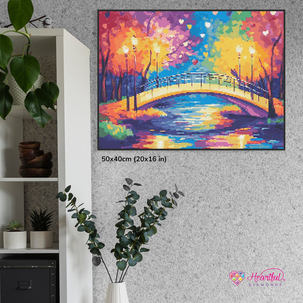 Stroll in the Park Diamond Painting Kit-50x40cm (20x16 in)-Heartful Diamonds