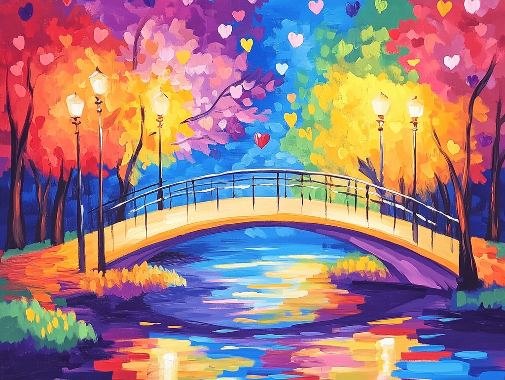 Stroll in the Park Diamond Painting Kit-30x20cm (12x8 in)-Heartful Diamonds