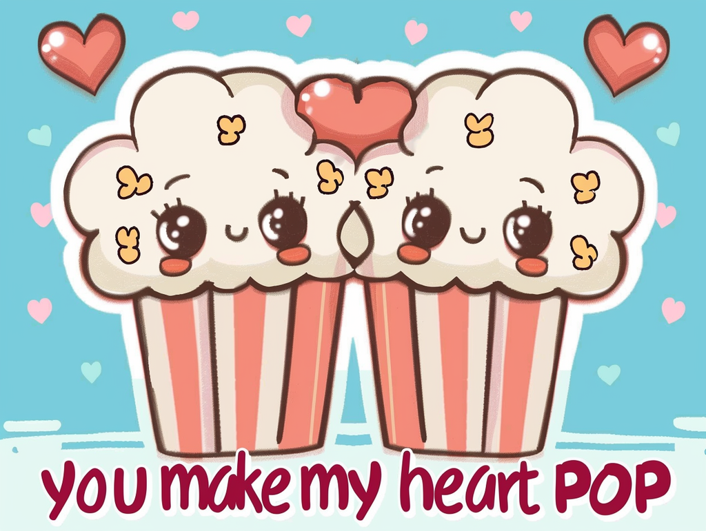 You Make My Heart Pop Diamond Painting Kit-30x20cm (12x8 in)-Heartful Diamonds